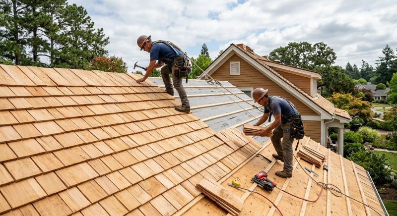 Cedar Roof Installation in Dallas, GA