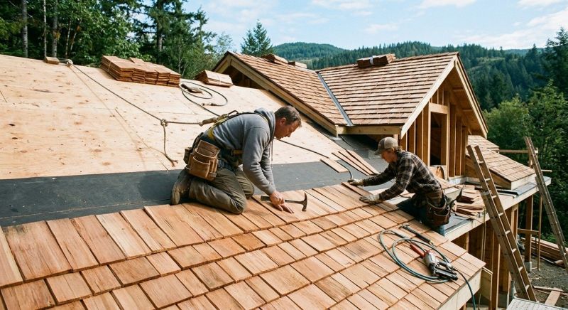 Cedar Roof Installation in Dallas, GA