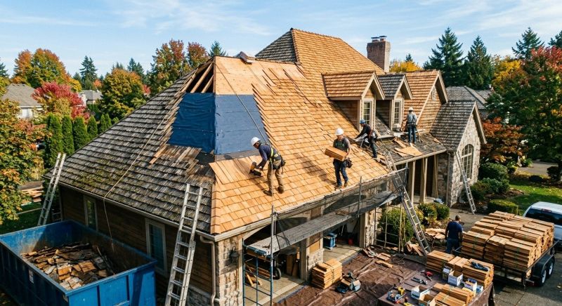 Cedar Roof Replacement in Carrollton, GA