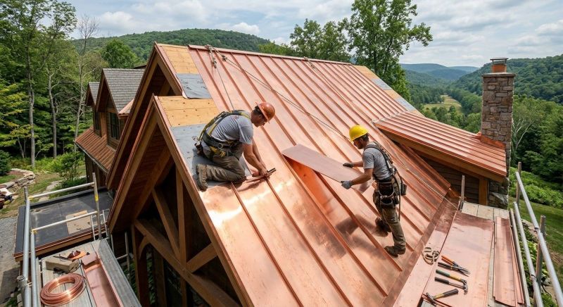 Copper Roof Installation in Paulding County, GA