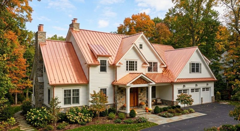 Copper Roof Replacement in Paulding County, GA