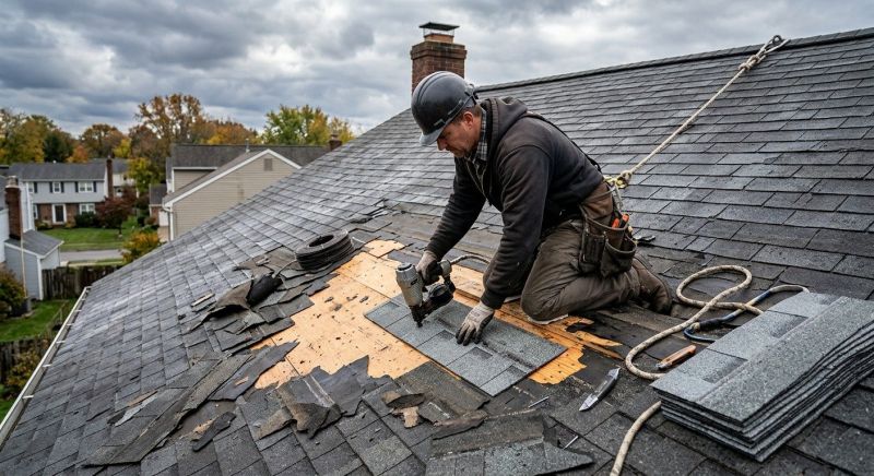 Damaged Roof Replacement in Acworth, GA
