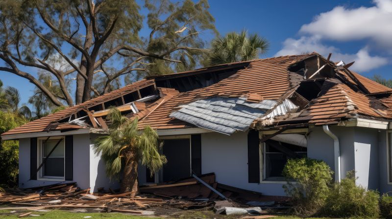 Damaged Roof Replacement in Marietta, GA