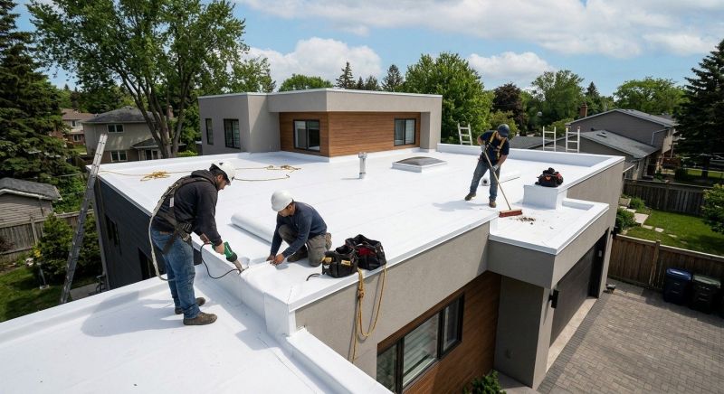 Flat Roof Installation in Temple, GA