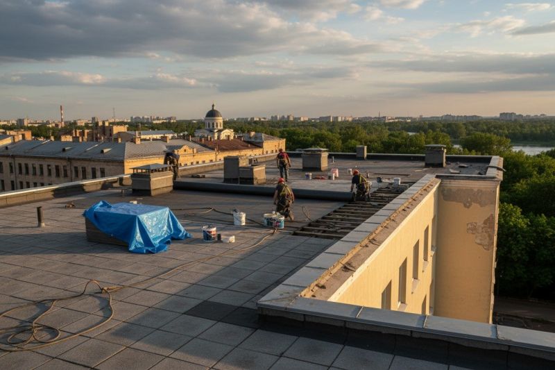 Flat Roof Replacement in Douglas County, GA