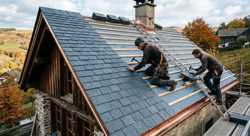 Slate Roof Construction in Bremen, GA