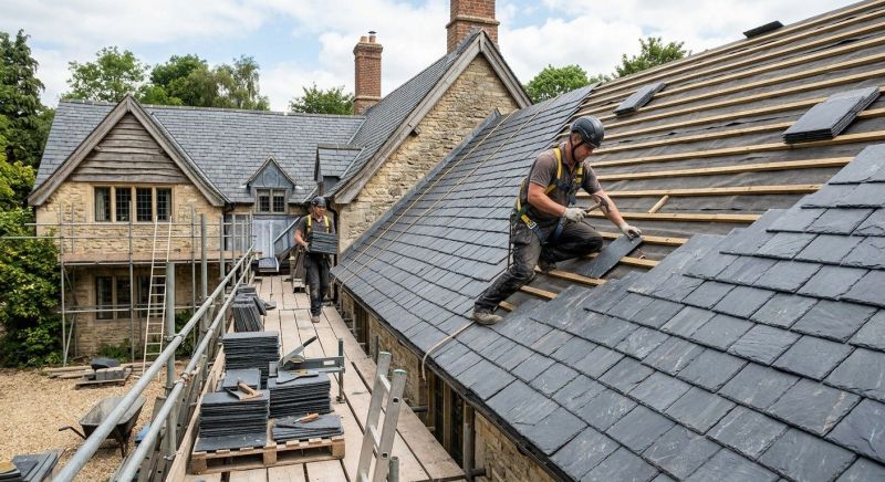 Slate Roof Installation in Cobb County, GA