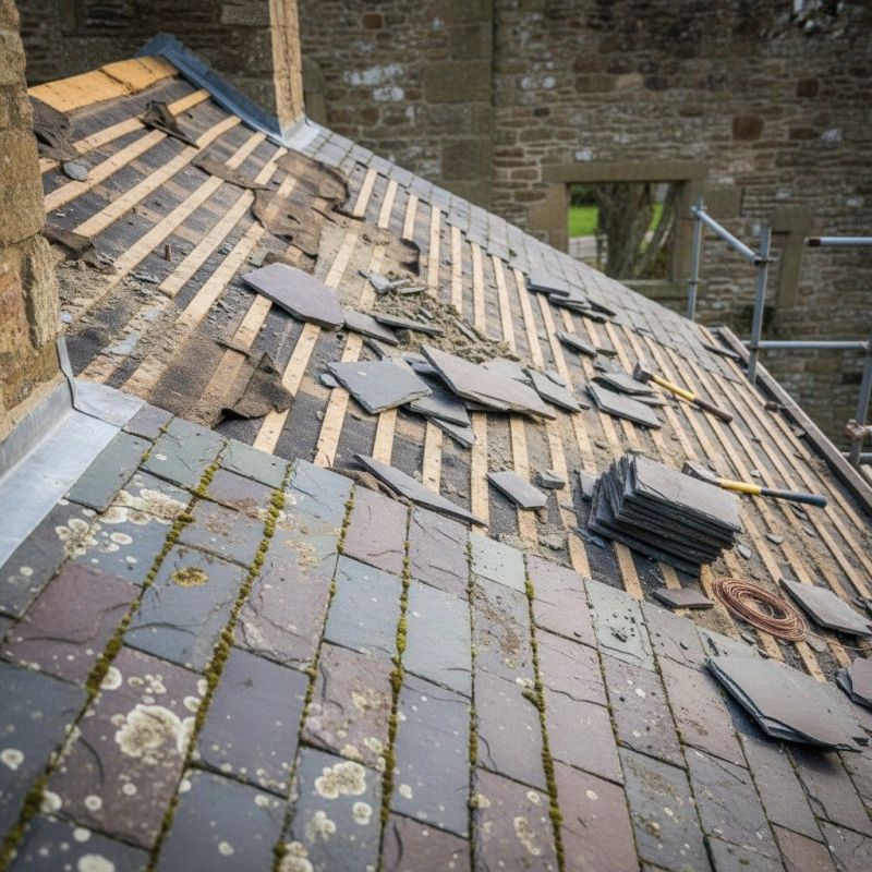 Slate Roof Replacement in Carrollton, GA