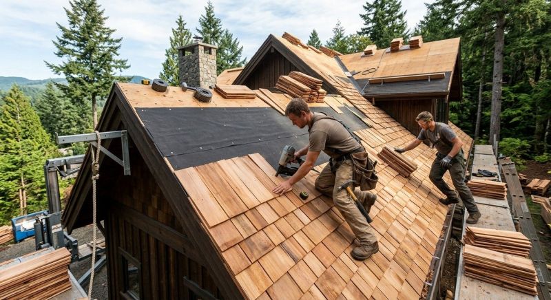Wood Roofing Installation in Acworth, GA
