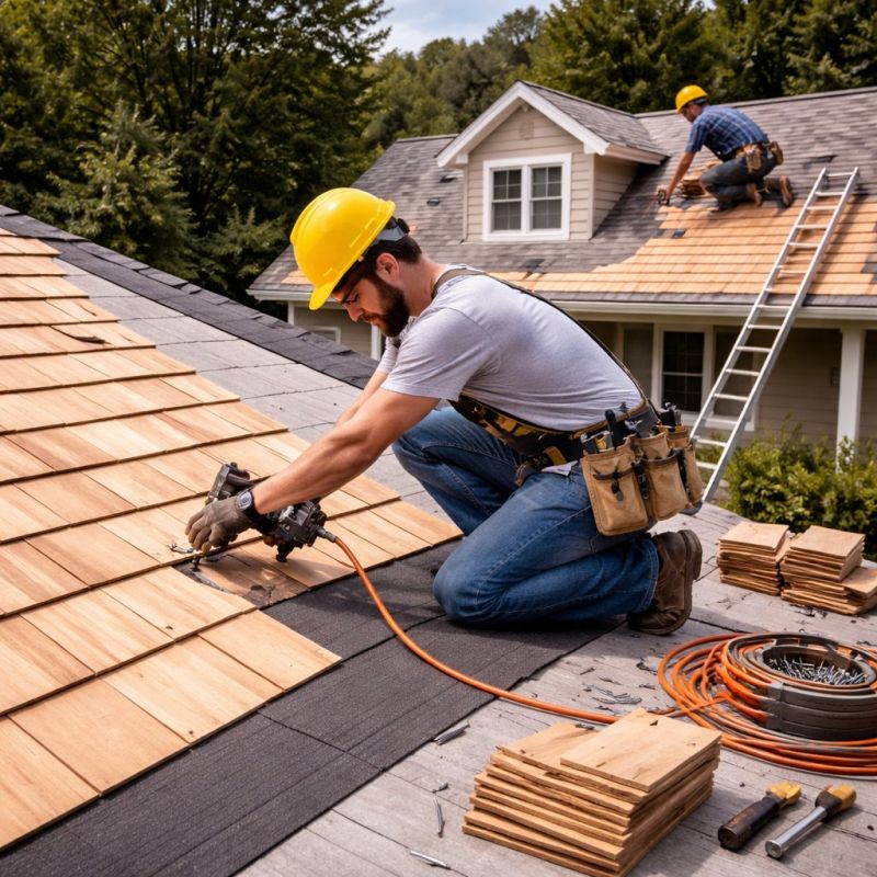 Wood Roofing Installation in Carroll County, GA