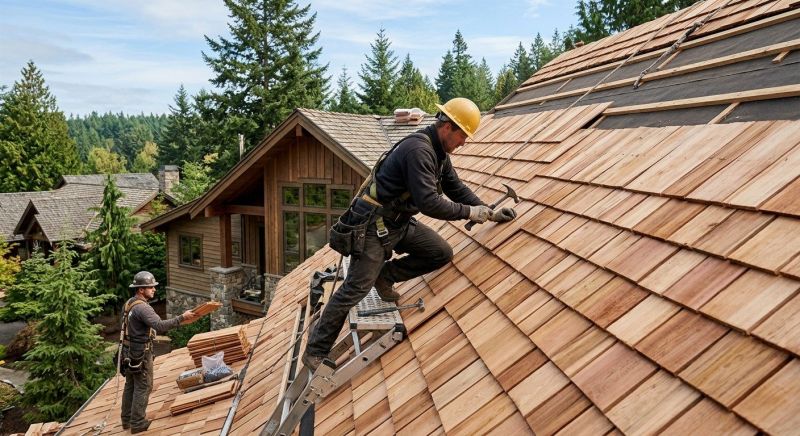 Wood Roofing Installation in Cobb County, GA