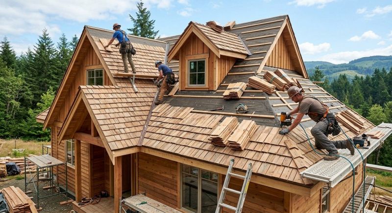 Wood Roofing Installation in Rockmart, GA