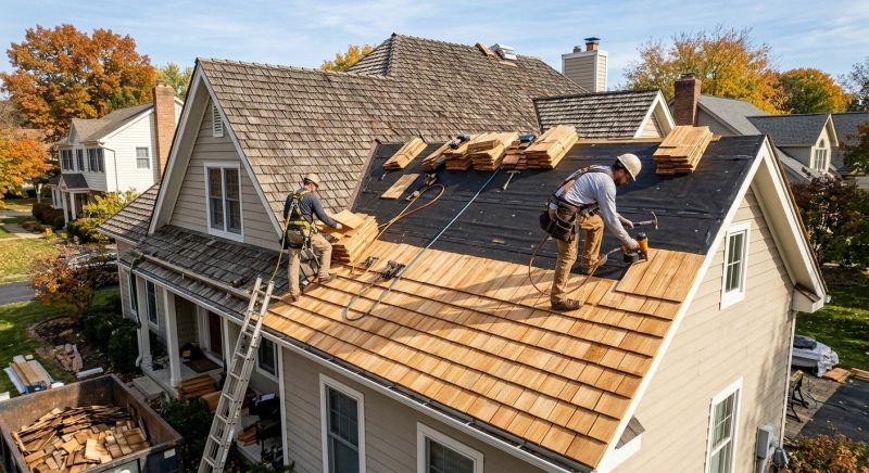 Wood Shake Roof Replacement in Lithia Springs, GA