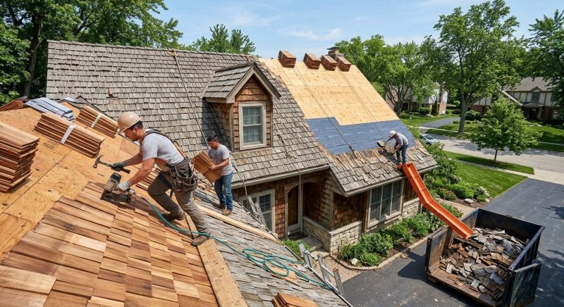 Wood Shake Roof Replacement in Rockmart, GA
