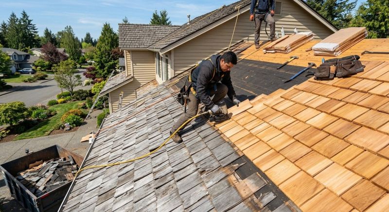 Wood Shingle Roof Replacement in Paulding County, GA